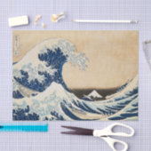 Die große Welle von Hokusai vor Kanagawa Seidenpapier (Handwerk)