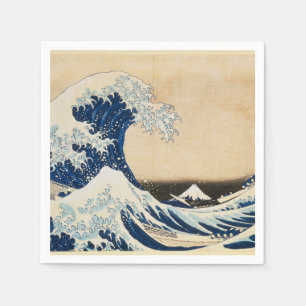 Die große Welle von Hokusai vor Kanagawa Serviette