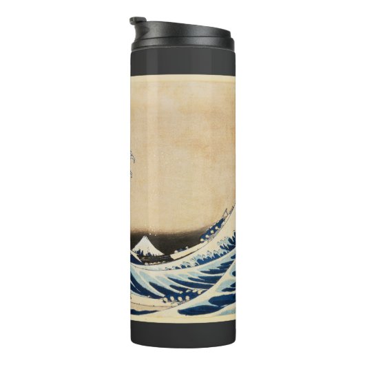 Die große Welle von Hokusai vor Kanagawa Thermosbecher (Nach rechts gedreht)