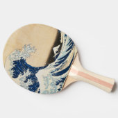 Die große Welle von Hokusai vor Kanagawa Tischtennis Schläger (Seitenansicht)