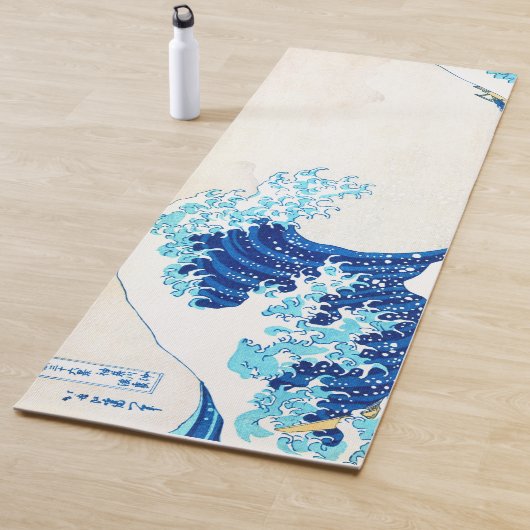 Die Große Welle von Kanagawa (神 奈 川 沖 裏) Yogamatte (Beispiel)