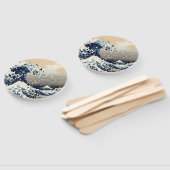 Die große Welle von Kanagawa 8 Bit Pixel Art Fächer (Non-assembled)