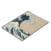 Die große Welle von Kanagawa, Ansichten vom Notizblock (Linke Seite)