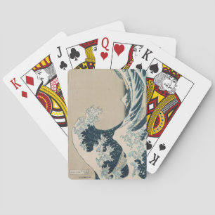 Die große Welle von Kanagawa, Ausblicke auf den Fu Spielkarten