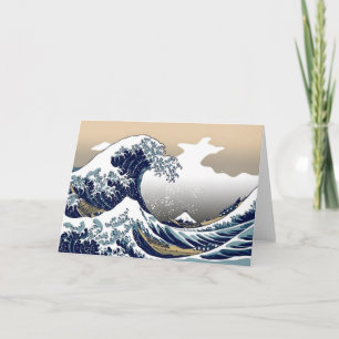 Die große Welle von Kanagawa-Grußkarte Karte