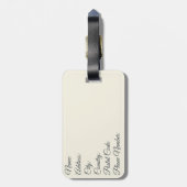 Die große Welle von Kanagawa-Illustration Gepäckanhänger (Rückseite vertikal)