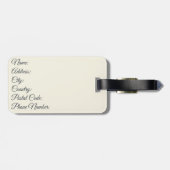 Die große Welle von Kanagawa-Illustration Gepäckanhänger (Rückseite horizontal)