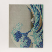 Die große Welle von Kanagawa-Japaner Woodblock Puzzle (Vertikal)