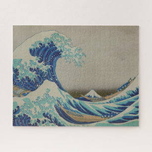 Die große Welle von Kanagawa-Japaner Woodblock Puzzle