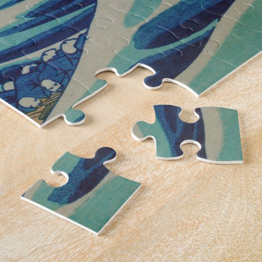 Die große Welle von Kanagawa-Japaner Woodblock Puzzle (Seite)