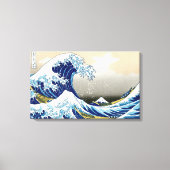 Die große Welle von Kanagawa Katsushika Hokusai Leinwanddruck (Vorderseite)