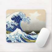Die große Welle von Kanagawa Katsushika Hokusai Mousepad (Mit Mouse)
