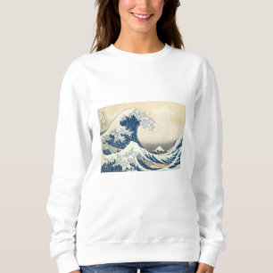 Die große Welle von Kanagawa - Katsushika Hokusai Sweatshirt