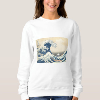 Die große Welle von Kanagawa - Katsushika Hokusai Sweatshirt