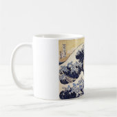 Die große Welle von Kanagawa Vintager japanischer Kaffeetasse (Links)