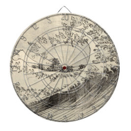 Die große Welle (von Katsushika Hokusai) Dartscheibe