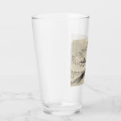 Die große Welle (von Katsushika Hokusai) Glas (Rechts)
