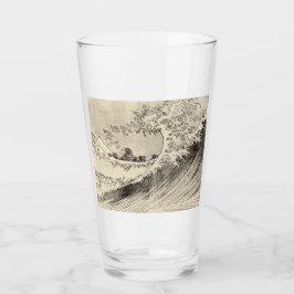 Die große Welle (von Katsushika Hokusai) Glas