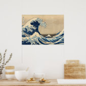 Die große Welle von Katsushika Hokusai Poster (Küche)