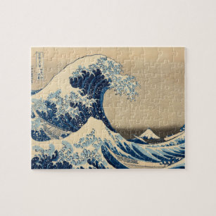 Die große Welle von Katsushika Hokusai Puzzle