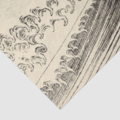 Die große Welle (von Katsushika Hokusai) Seidenpapier (Ausschnitt)