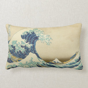 Die Große Welle vor der Küste von Kanagawa Kissen