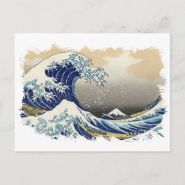 ✪ die große Welle vor Kanagawa ✪ Abstrakten Hokusa Postkarte