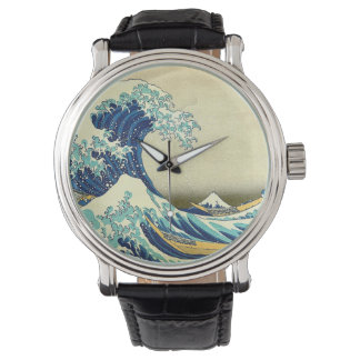 "Die große Welle vor Kanagawa" Armbanduhr