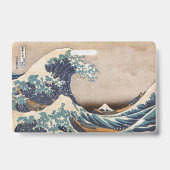 Die große Welle vor Kanagawa Ausweis (Rückseite)