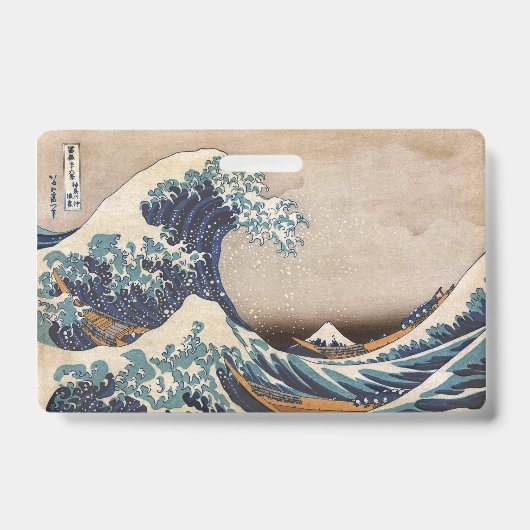 Die große Welle vor Kanagawa Ausweis (Vorderseite)