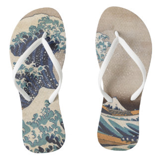 Die große Welle vor Kanagawa Badesandalen