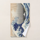 Die große Welle vor Kanagawa Badhandtuch Set (Handtuch)