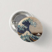 Die große Welle vor Kanagawa Button (Vorne & Hinten)