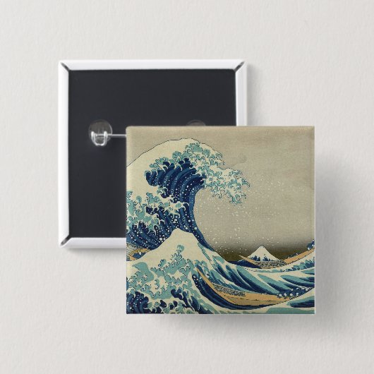 Die große Welle vor Kanagawa Button (Vorne & Hinten)