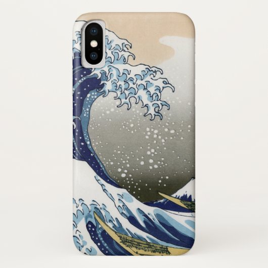 Die große Welle vor Kanagawa Case-Mate iPhone Hülle (Rückseite)
