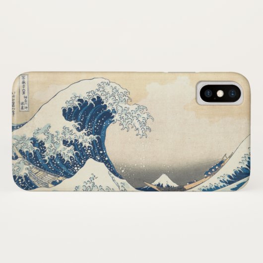 Die große Welle vor Kanagawa Case-Mate iPhone Hülle (Rückseite (Horizontal))