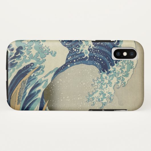 Die große Welle vor Kanagawa Case-Mate iPhone Hülle (Rückseite (Horizontal))