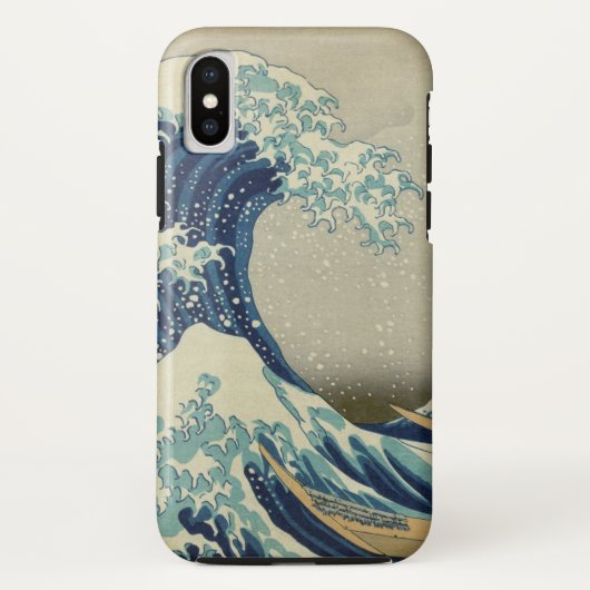 Die große Welle vor Kanagawa Case-Mate iPhone Hülle (Rückseite)