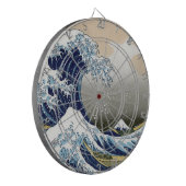 Die große Welle vor Kanagawa Dartscheibe (Vorderseite Links)