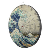 Die große Welle vor Kanagawa Dartscheibe (Vorderseite rechts)