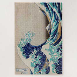 Die große Welle vor Kanagawa, dem japanischen Holz Puzzle