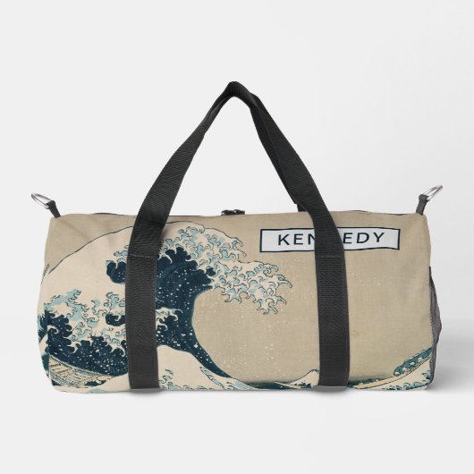Die große Welle vor Kanagawa Duffle Bag (Vorderseite)