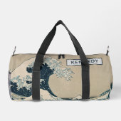 Die große Welle vor Kanagawa Duffle Bag (Rückseite)