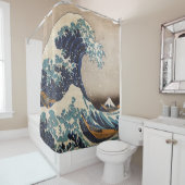 Die große Welle vor Kanagawa Duschvorhang (Beispiel)