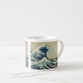 Die große Welle vor Kanagawa Espressotasse (Vorderseite Rechts)