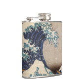 Die große Welle vor Kanagawa Flachmann (Rechts)