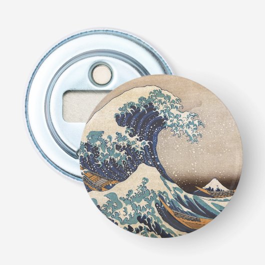 Die große Welle vor Kanagawa Flaschenöffner (Vorderseite)