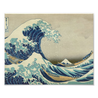 Die große Welle vor Kanagawa Fotodruck