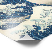 Die große Welle vor Kanagawa Fotodruck (Ecke)