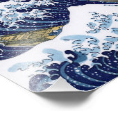 Die große Welle vor Kanagawa Fotodruck (Ecke)